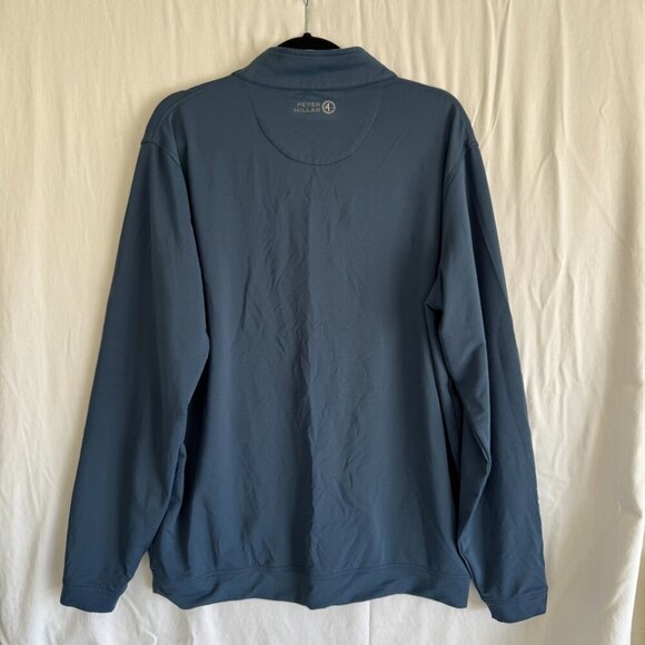Peter Millar Performance Quarter-Zip Golf Pullover – Moisture-Wicking – XL - Picture 3 of 5